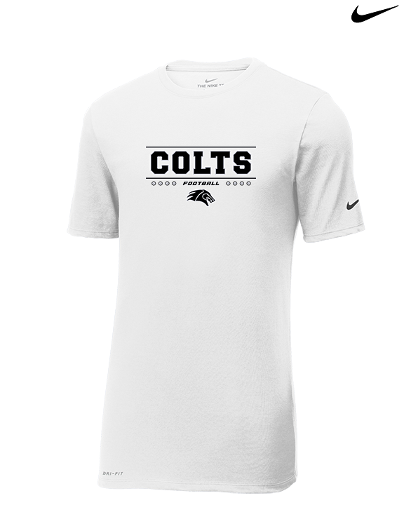 Campus HS Football Border - Mens Nike Cotton Poly Tee