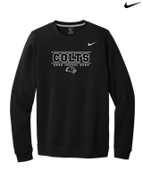 Campus HS Football Border - Mens Nike Crewneck