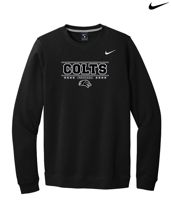 Campus HS Football Border - Mens Nike Crewneck
