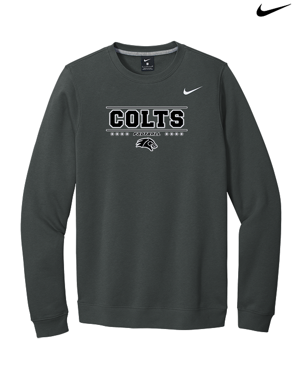 Campus HS Football Border - Mens Nike Crewneck
