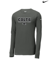 Campus HS Football Border - Mens Nike Longsleeve