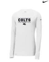 Campus HS Football Border - Mens Nike Longsleeve
