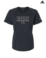 Campus HS Football Border - Womens Adidas Performance Shirt