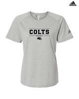 Campus HS Football Border - Womens Adidas Performance Shirt