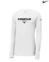 Campus HS Football Design - Mens Nike Longsleeve