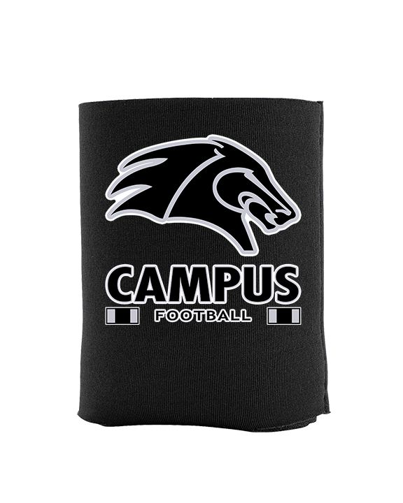 Campus HS Football Stacked - Koozie