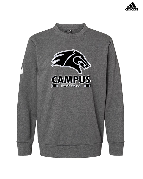 Campus HS Football Stacked - Mens Adidas Crewneck