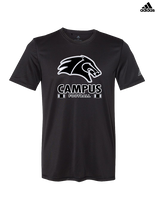 Campus HS Football Stacked - Mens Adidas Performance Shirt