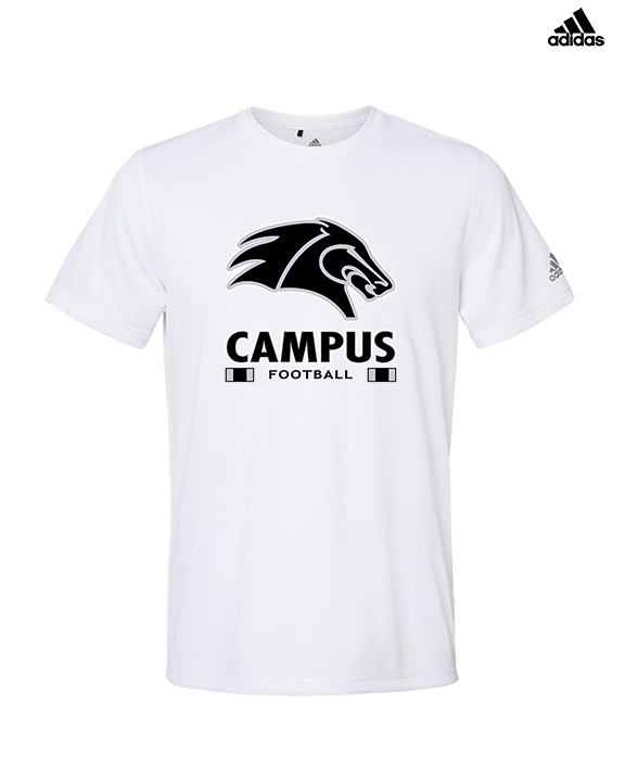Campus HS Football Stacked - Mens Adidas Performance Shirt