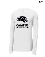 Campus HS Football Stacked - Mens Nike Longsleeve