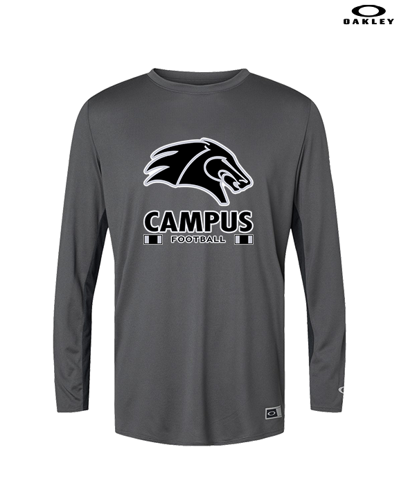 Campus HS Football Stacked - Mens Oakley Longsleeve