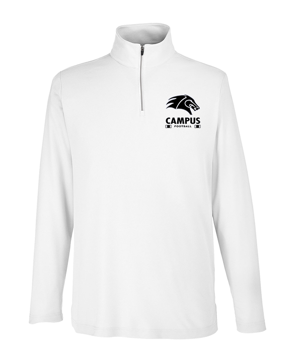 Campus HS Football Stacked - Mens Quarter Zip