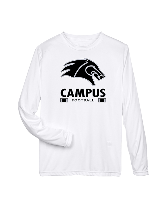 Campus HS Football Stacked - Performance Longsleeve