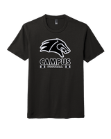 Campus HS Football Stacked - Tri-Blend Shirt