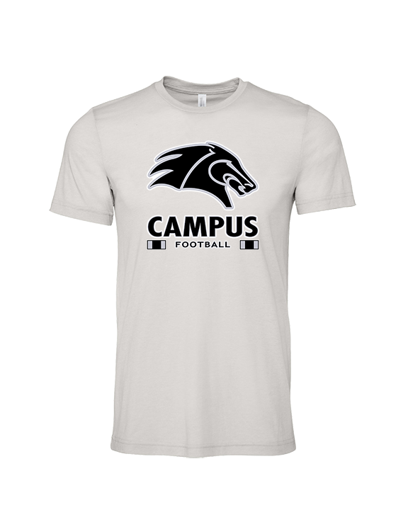 Campus HS Football Stacked - Tri-Blend Shirt