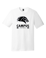 Campus HS Football Stacked - Tri-Blend Shirt