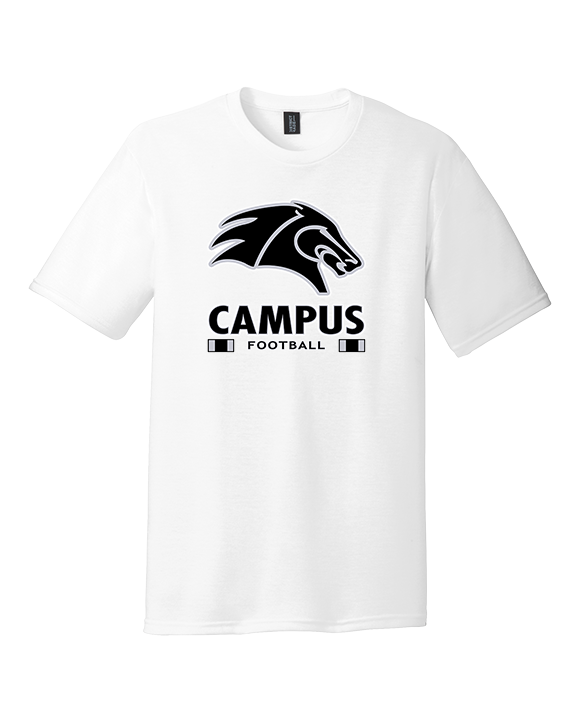 Campus HS Football Stacked - Tri-Blend Shirt