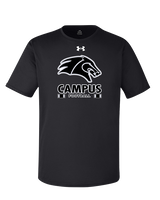 Campus HS Football Stacked - Under Armour Mens Team Tech T-Shirt