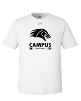 Campus HS Football Stacked - Under Armour Mens Team Tech T-Shirt