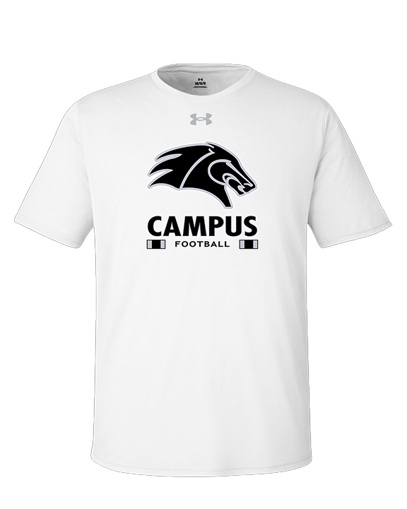 Campus HS Football Stacked - Under Armour Mens Team Tech T-Shirt
