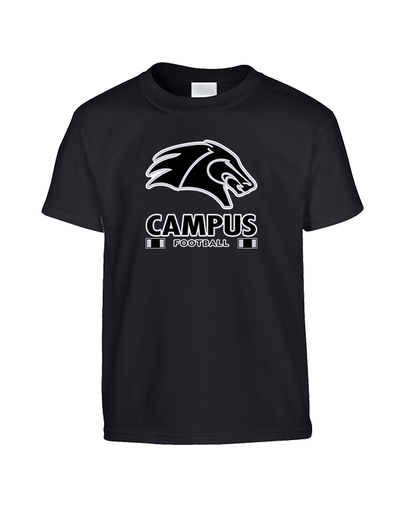 Campus HS Football Stacked - Youth Shirt