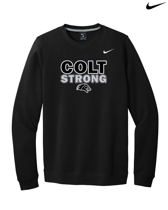 Campus HS Football Strong v2 - Mens Nike Crewneck