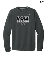 Campus HS Football Strong v2 - Mens Nike Crewneck