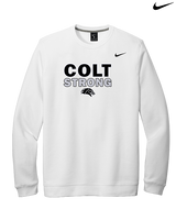 Campus HS Football Strong v2 - Mens Nike Crewneck