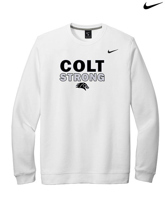 Campus HS Football Strong v2 - Mens Nike Crewneck