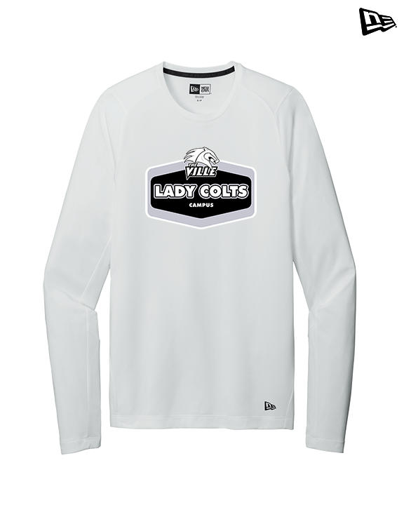 Campus HS Girls Basketball Board 2 - New Era Performance Long Sleeve
