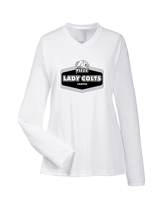 Campus HS Girls Basketball Board 2 - Womens Performance Longsleeve