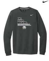 Campus HS Girls Basketball Eat Sleep 2 - Mens Nike Crewneck