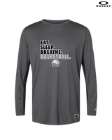 Campus HS Girls Basketball Eat Sleep 2 - Mens Oakley Longsleeve