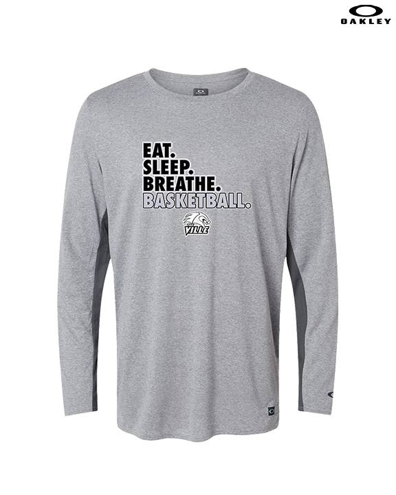 Campus HS Girls Basketball Eat Sleep 2 - Mens Oakley Longsleeve