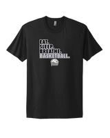 Campus HS Girls Basketball Eat Sleep 2 - Mens Select Cotton T-Shirt