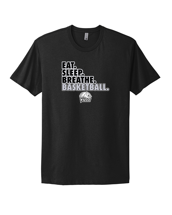 Campus HS Girls Basketball Eat Sleep 2 - Mens Select Cotton T-Shirt