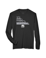 Campus HS Girls Basketball Eat Sleep 2 - Performance Longsleeve