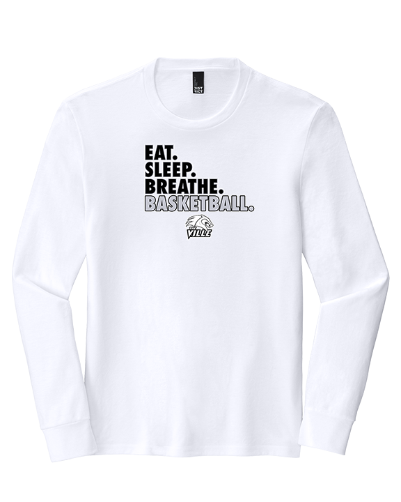 Campus HS Girls Basketball Eat Sleep 2 - Tri-Blend Long Sleeve