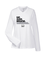 Campus HS Girls Basketball Eat Sleep 2 - Womens Performance Longsleeve