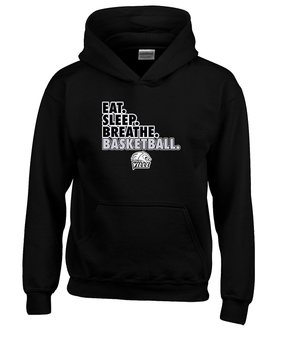 Campus HS Girls Basketball Eat Sleep 2 - Youth Hoodie