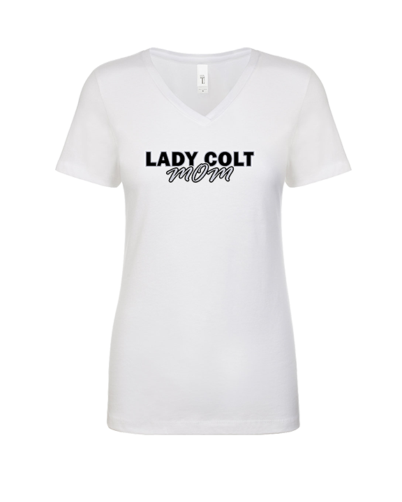 Campus HS Girls Basketball Mom 2 - Womens Vneck