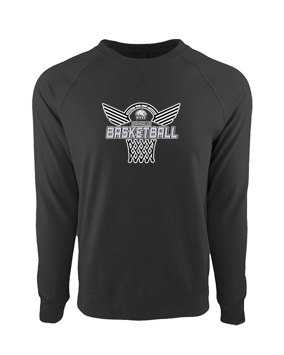Campus HS Girls Basketball Nothing But Net 2 - Crewneck Sweatshirt