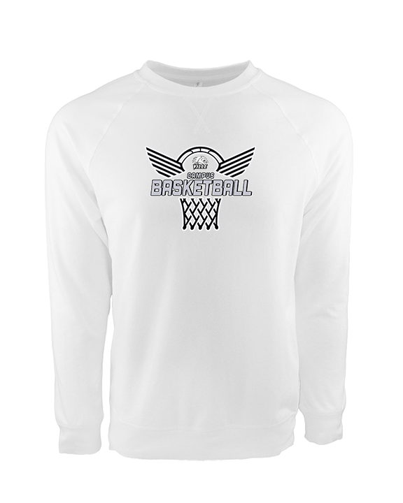 Campus HS Girls Basketball Nothing But Net 2 - Crewneck Sweatshirt