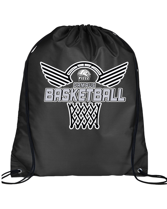 Campus HS Girls Basketball Nothing But Net 2 - Drawstring Bag