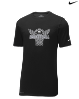 Campus HS Girls Basketball Nothing But Net 2 - Mens Nike Cotton Poly Tee
