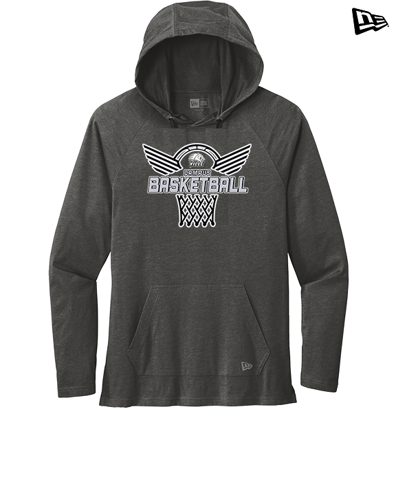 Campus HS Girls Basketball Nothing But Net 2 - New Era Tri-Blend Hoodie