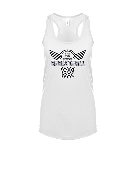 Campus HS Girls Basketball Nothing But Net 2 - Womens Tank Top