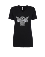 Campus HS Girls Basketball Nothing But Net 2 - Womens Vneck