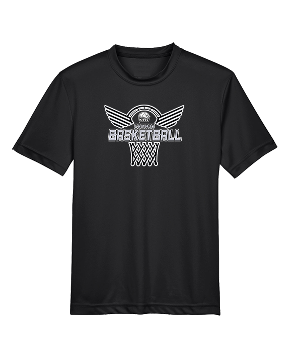 Campus HS Girls Basketball Nothing But Net 2 - Youth Performance Shirt