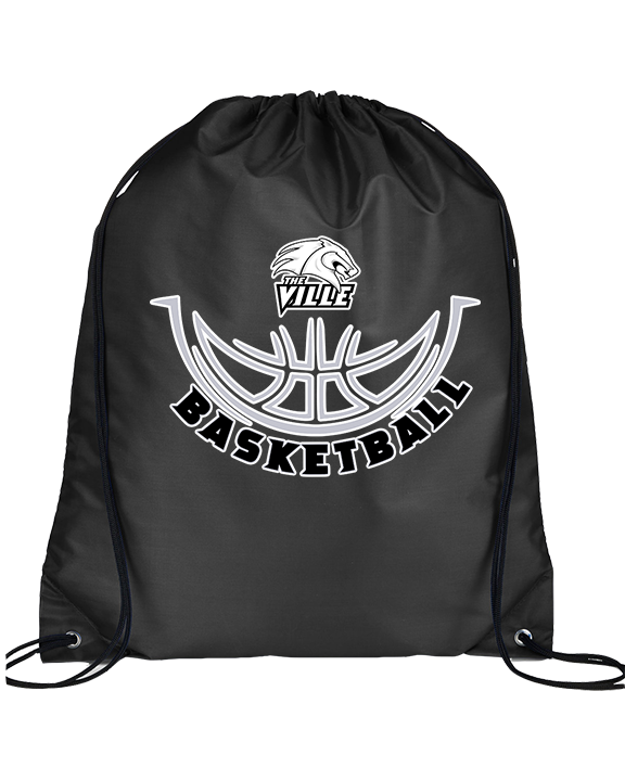 Campus HS Girls Basketball Outline 2 - Drawstring Bag